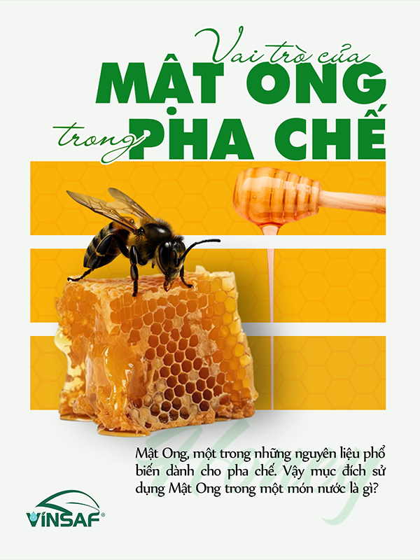 MỘT SỐ ĐIỀU CẦN BIẾT VỀ MẬT ONG KHI SỬ DỤNG TRONG PHA CHẾ