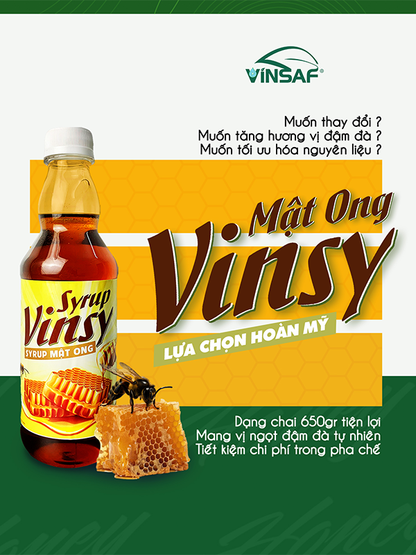 MẬT ONG VINSY - NGUYÊN LIỆU HOÀN HẢO TRONG PHA CHẾ